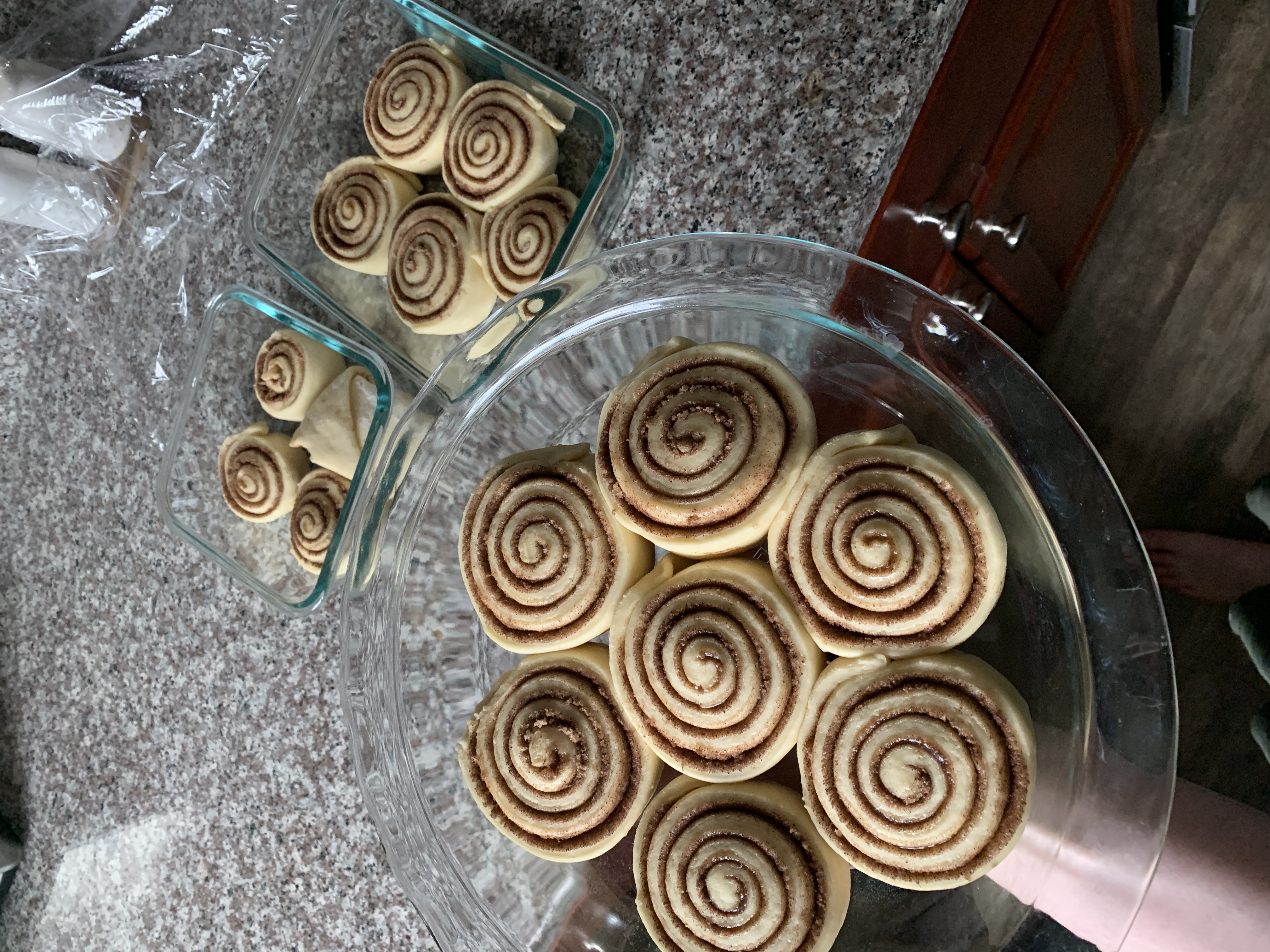Cinnomon rolls before the oven