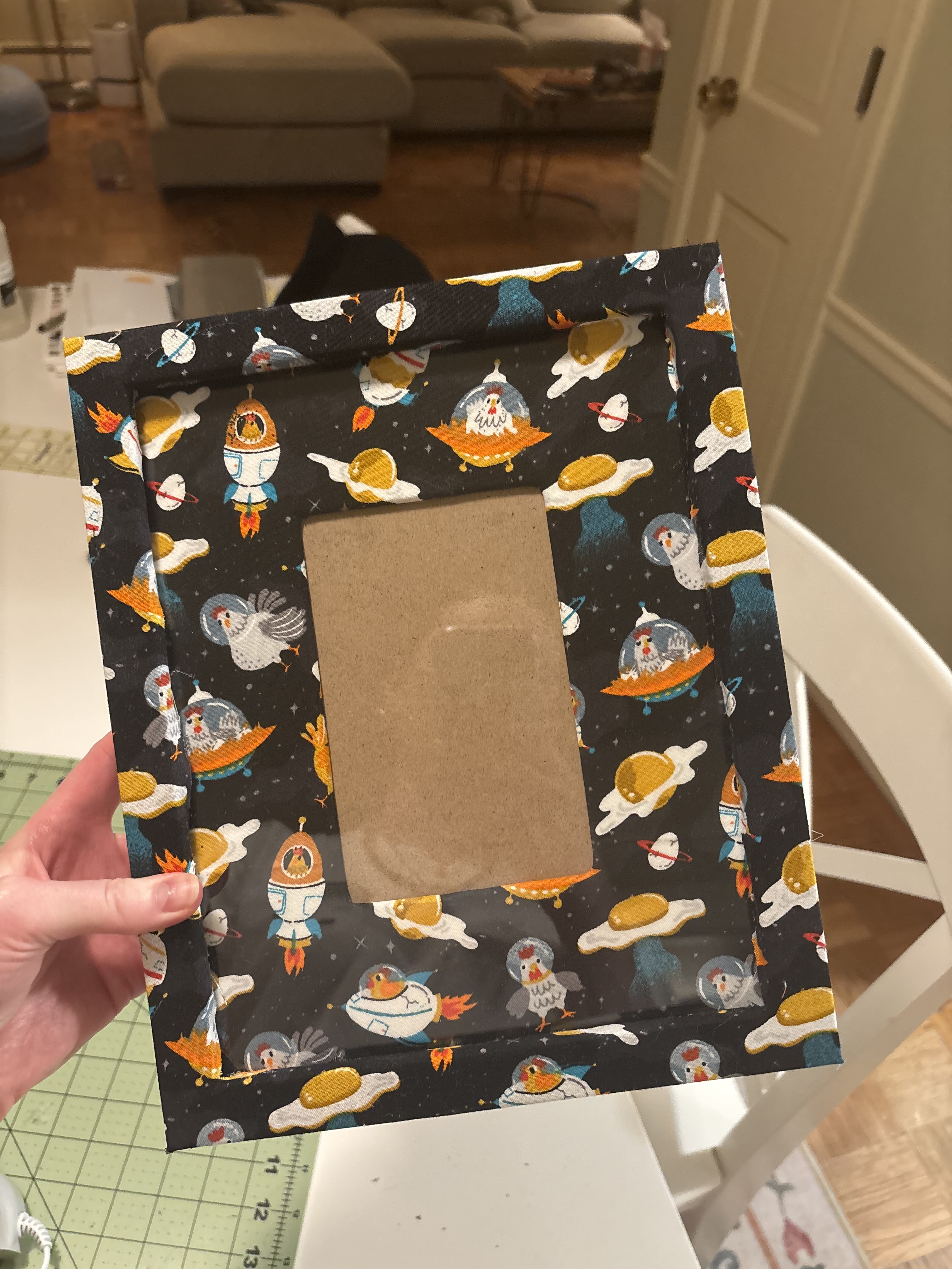 Fabric covered frame