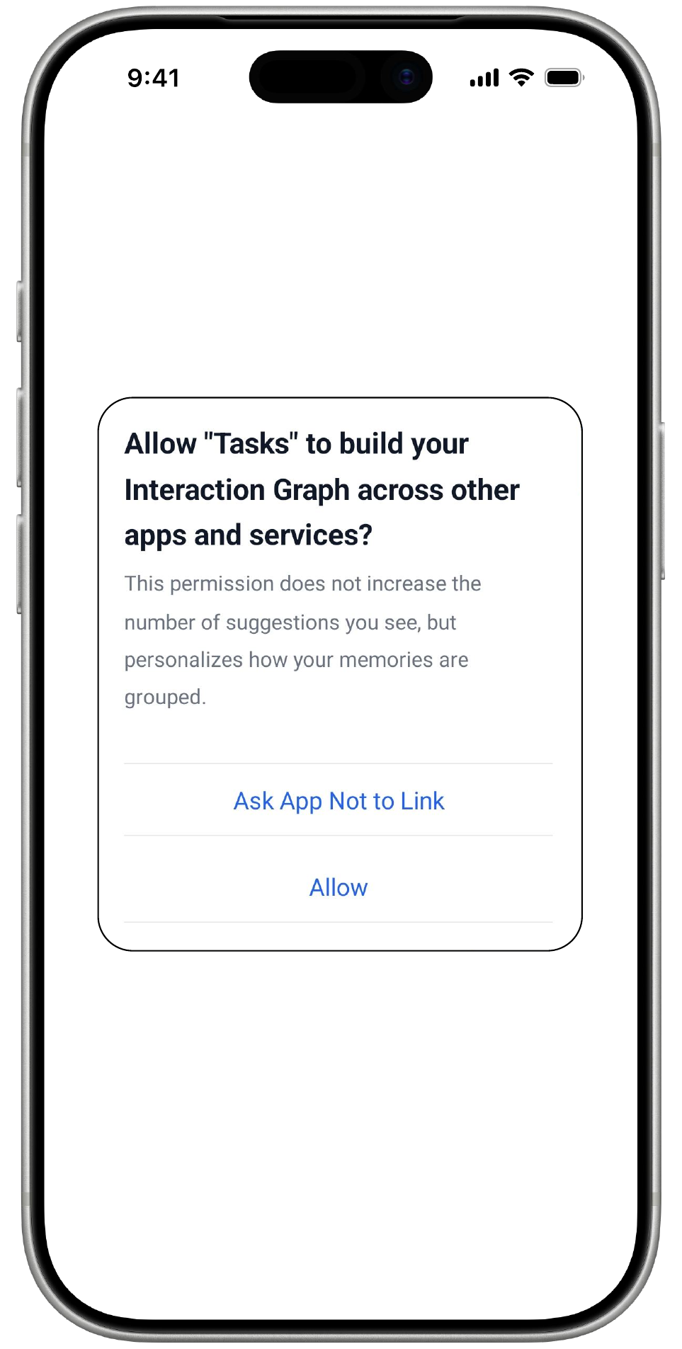 Simulated interaction graph notification