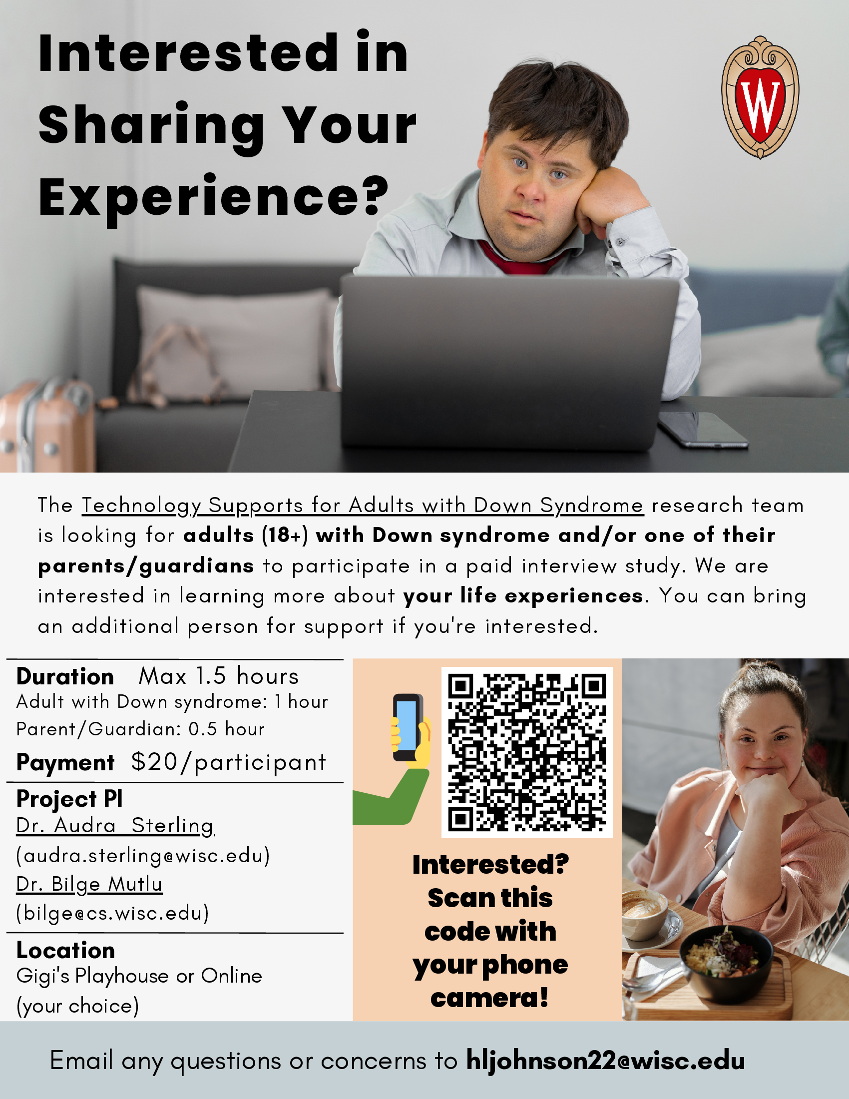 Recruitment flyer thumbnail for Qualitative Interview Study